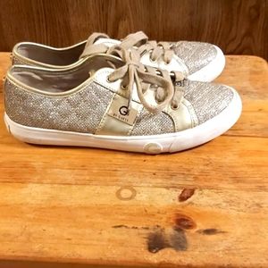 Guess Gold Sneakers